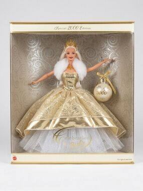 NIB 2000 Edition Celebration Barbie Vintage Collectible Barbie Doll Toy